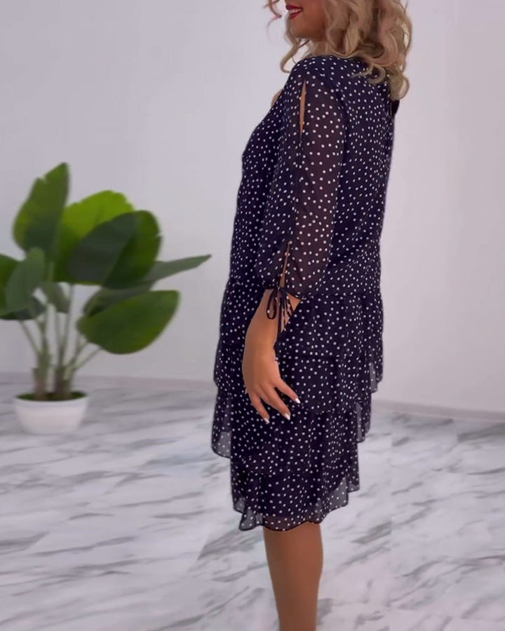 Tilly - Polka Dot Layered Dress