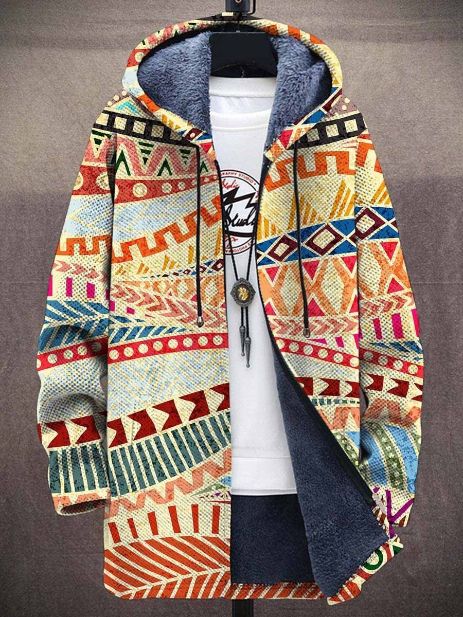Fabian | Boho Pattern Hooded Jacket
