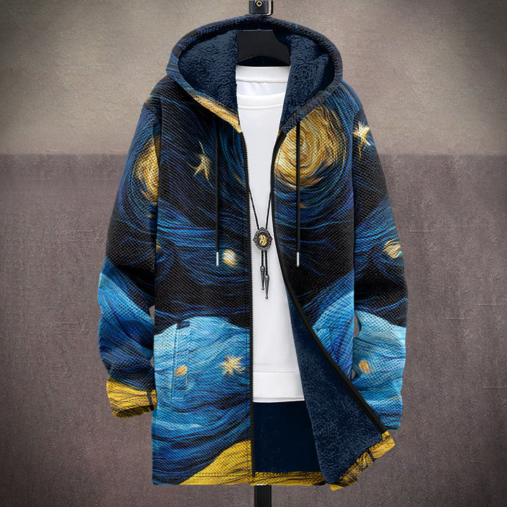 Frederik | Starry Night Hooded Jacket