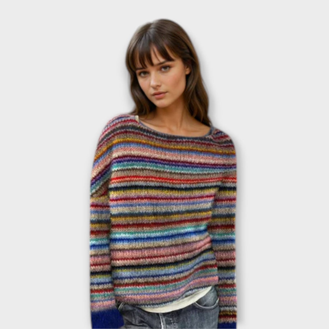Lila | Cozy Striped Sweater
