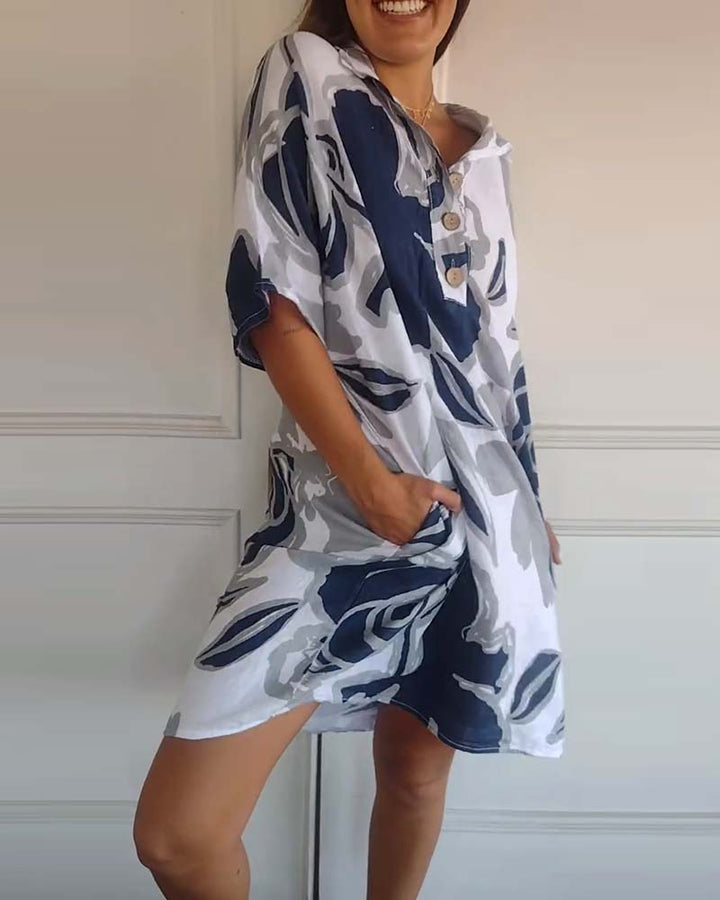 Bianca - Floral Shirt Dress
