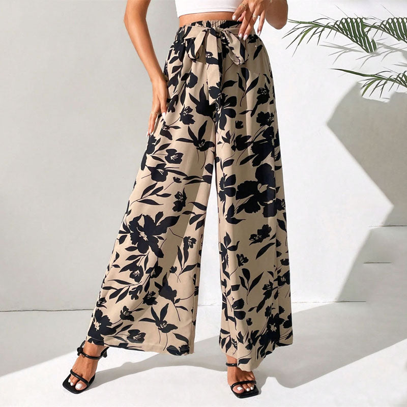 Essia - Bloom Printed Pants