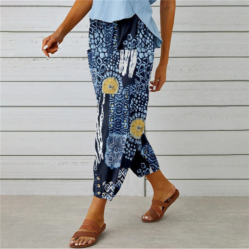 Shantal - Boho Printed Pants