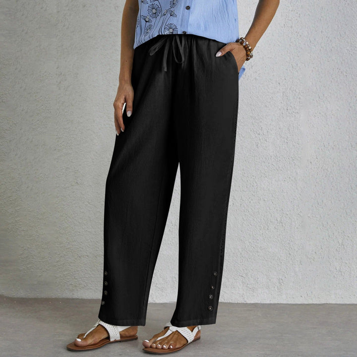Shania - Relaxed Buttoned Pants