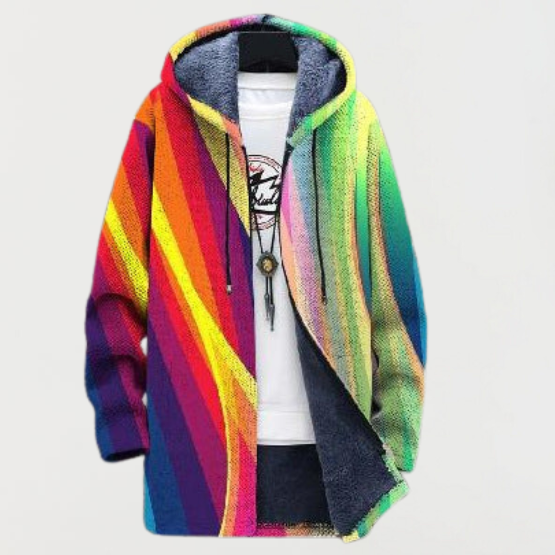 Iris | Rainbow Stripes Hoodie