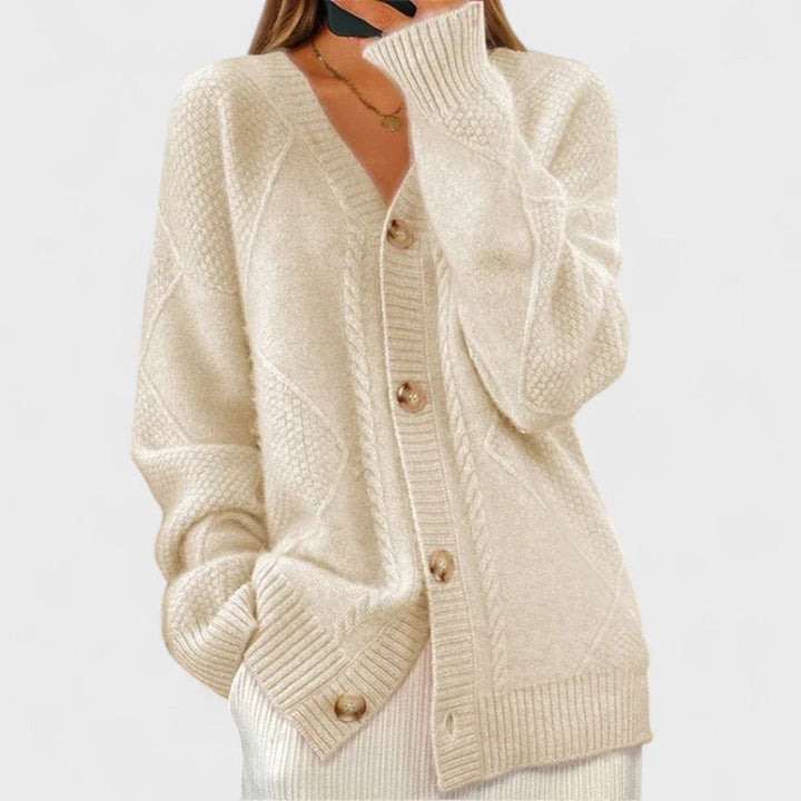 Éloise – Ribbed Knit Cardigan