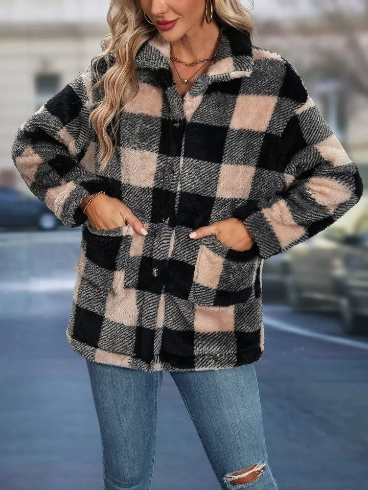 Carla | Stylish Casual Checked Jacket for All-Day Comfort