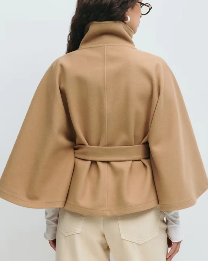 Belted Cape Jacket