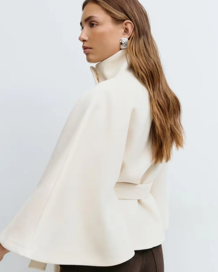 Belted Cape Jacket
