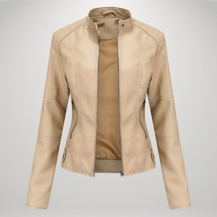 Lessy | Sleek Faux Leather Jacket